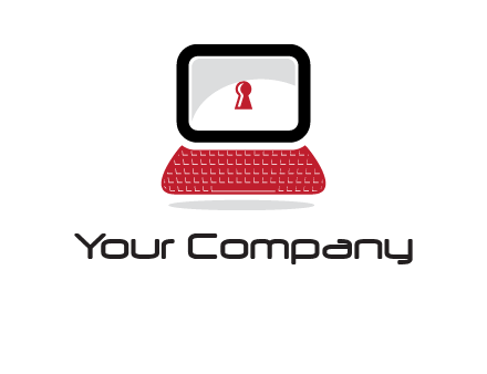 laptop security computer logo