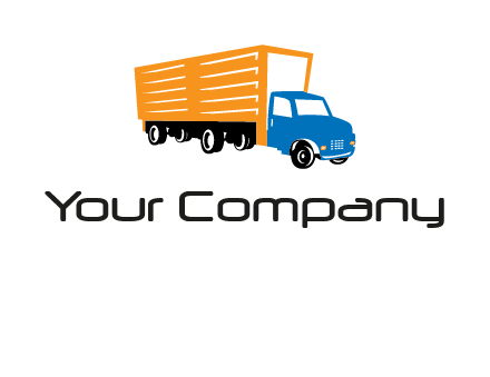 truck transportation logo