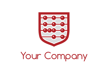 abacus in shield logo