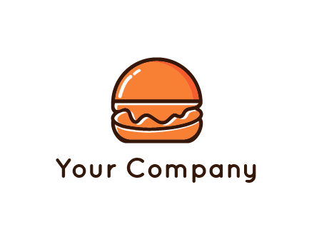 burger icon for fast food logo