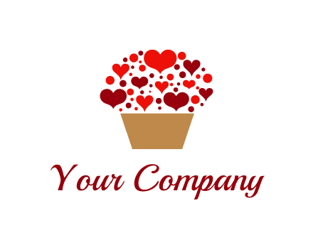 love basket full of hearts