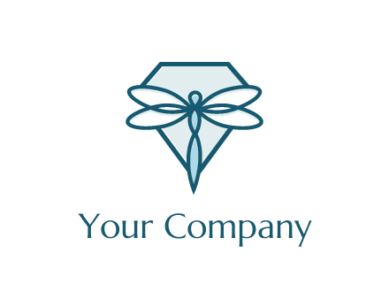 diamond behind dragonfly