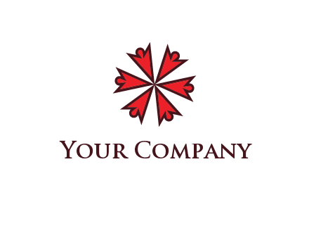 abstract people icon in circle