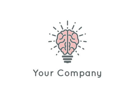 brain forming light bulb