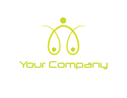 abstract people forming scale icon