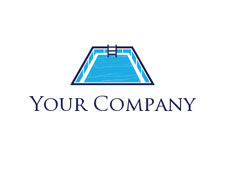 swimming pool with ladder