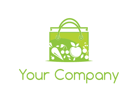 groceries in shopping bag