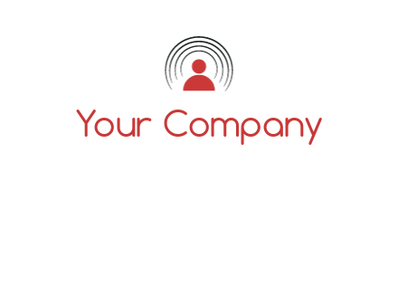 signals around people icon