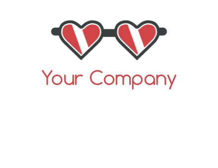 heart shaped glasses