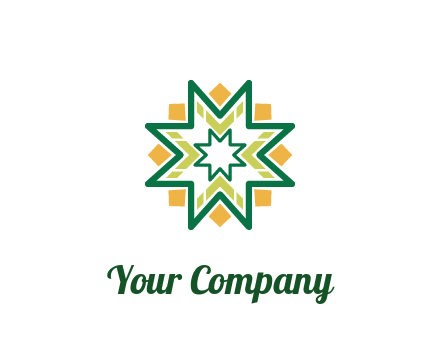 abstract polygonal kaleidoscope  