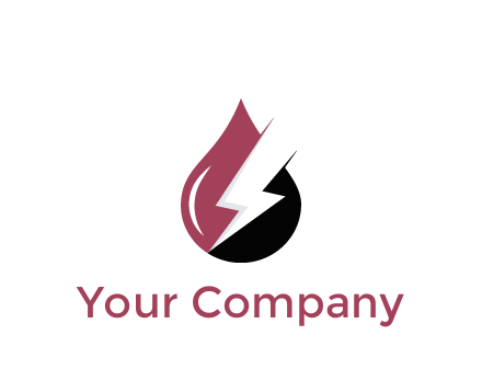 thunder in droplet energy logo