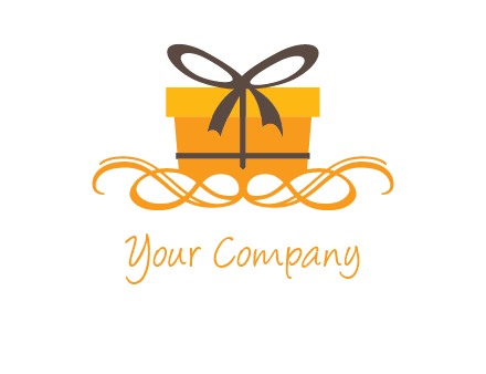 elegant gift box logo