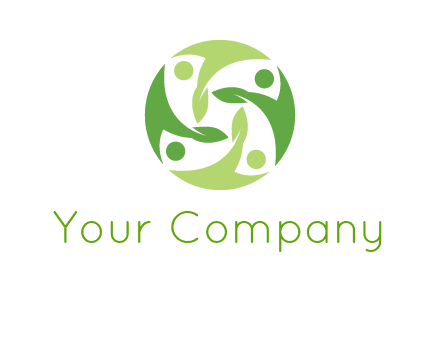 leaf people community logo