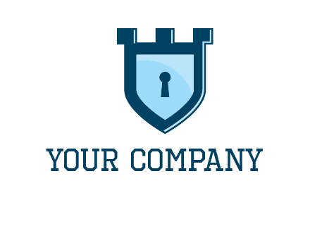 keyhole in shield insurance logo