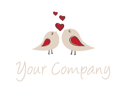 birds in love logo