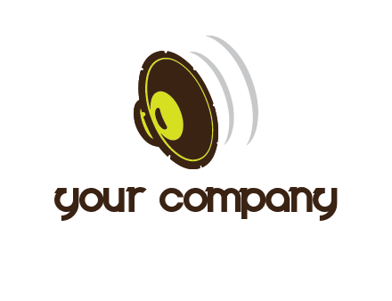 speaker with swoosh icon