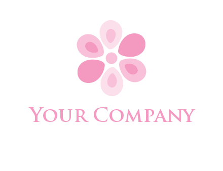 abstract flower logo